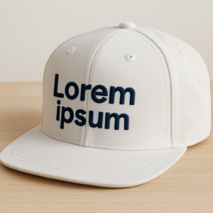 Classic White Snapback Cap