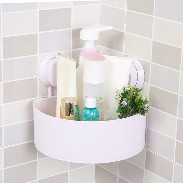 Corner Organizer Bathroom Shower With Suction Cups - Image 3
