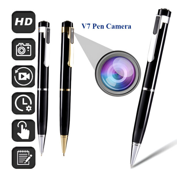 Pen Camera with Audio, Motion Detection, Bluetooth & 1080p Video - Image 3